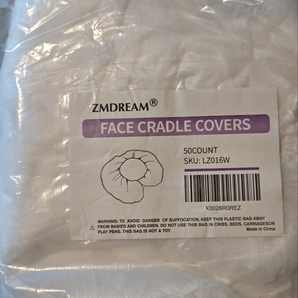 50 count Face Disposable  Cradle covers